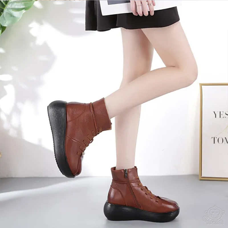 【คู่ที่2  499 ฿】【หนังวัวชั้นแรก】【เคาน์เตอร์เกาหลี】【กล่องบรรจุภัณฑ์สวยงาม】รองเท้าส้นตึกหนังผู้หญิง  [การป้องกันและควบคุมการแพร่ระบาด สินค้าได้รับการฆ่าเชื้ออย่างเต็มที่ก่อนที่จะส่งถึงคุณ โปรดมั่นใจในการซื้อ]